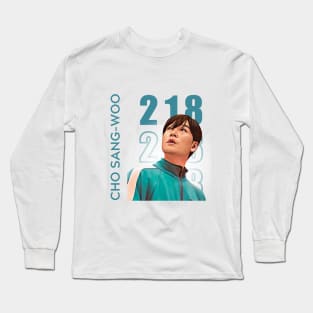 SQUID GAME Player 218 CHO SANG-WOO v2 Long Sleeve T-Shirt